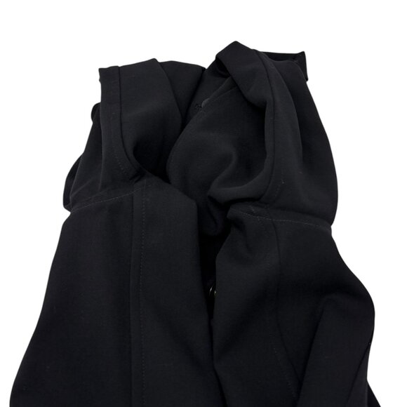 CHANEL Vintage 94P CC Logo Long Sleeve Jacket #40 Black Wool Button [105124] - Picture 9 of 11